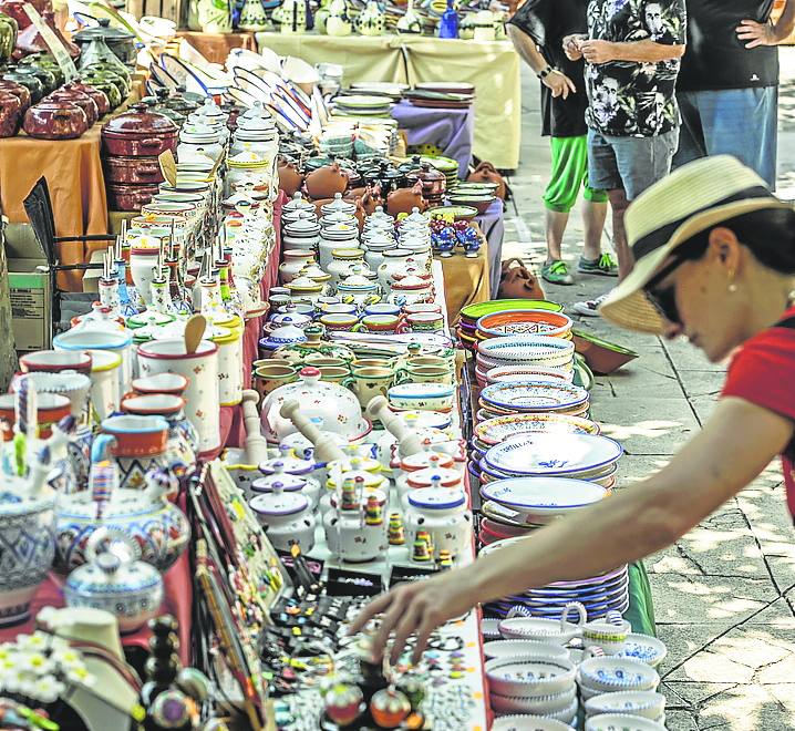 NAVARRETE. Feria de ceramica, NACE. 15.07.2022 Justo Rodriguez